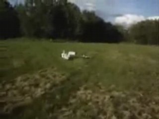 RC Airplane Crashes Into Kid