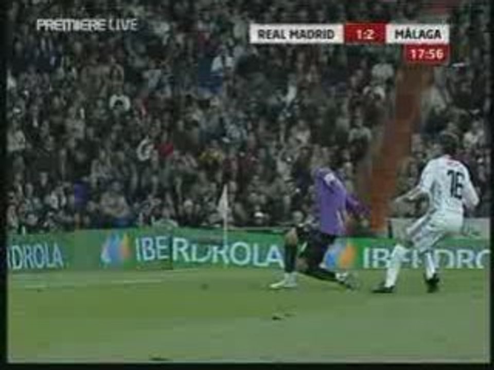 هدف نبيل باها ضد ريال مدريد baha - malaga real