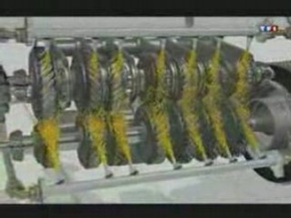 Animation 3D Boîte de vitesses F1