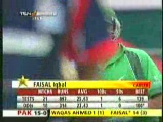 HK Super Sixers : Pak Innings : 1st over.mpg