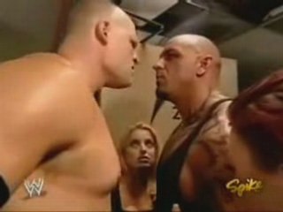 Kane Lita Trish Stratus & Tyson Tomko BackStage