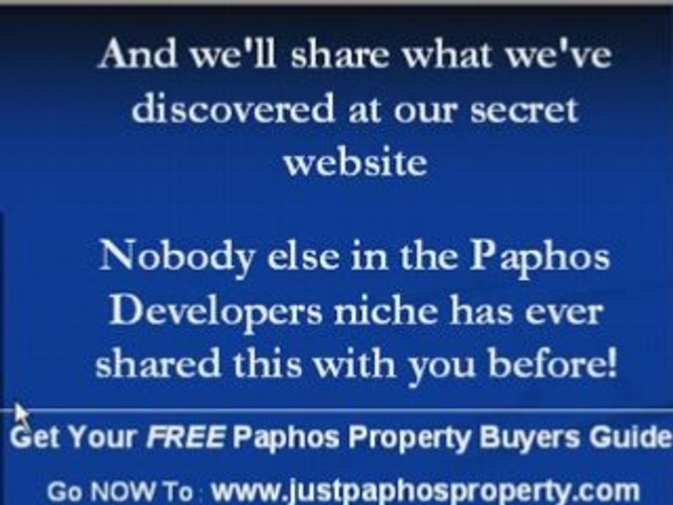Paphos Property Sale
