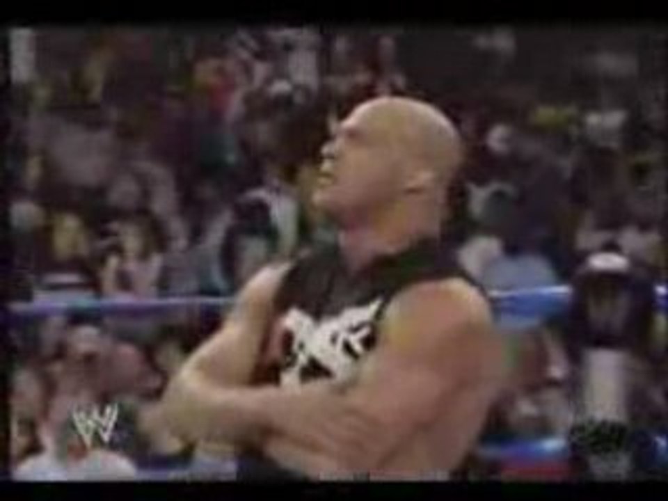 Kurt Angle impersonates Shawn Michaels