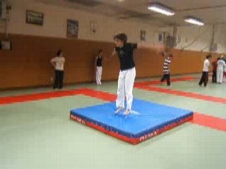 Salto arriére non parfait