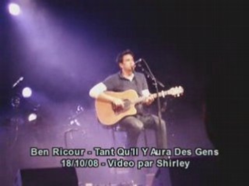 Ben ricour tant quil y aura des gens live festival de marne