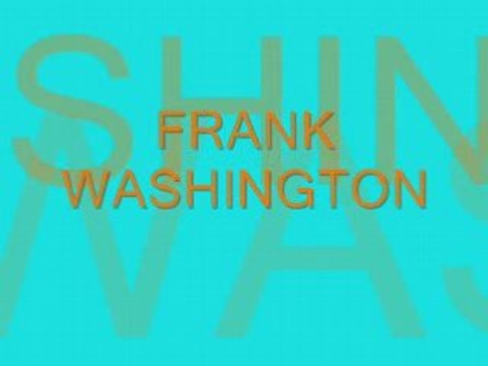FRANK WASHINGTON