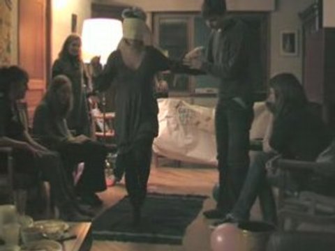 Parcours les yeux bandés Léa