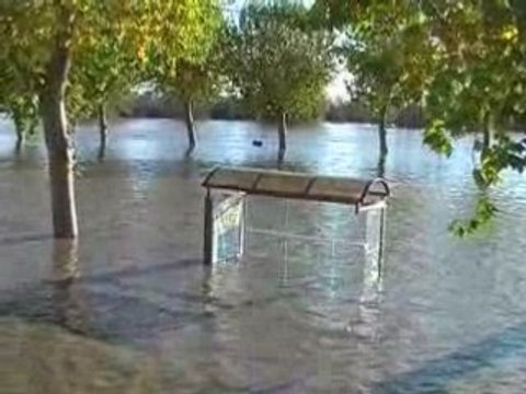 Digoin - crue de la Loire - 3 novembre 2008