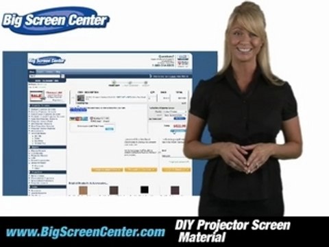 DIY Projector Screen Material