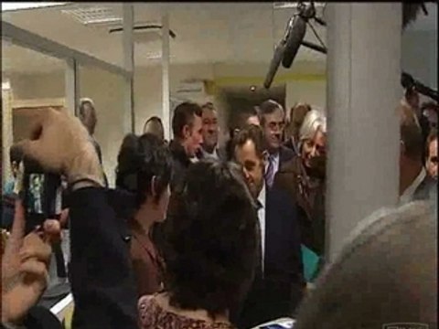 visite de Nicolas Sarkozy à Rethel