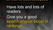 How To Get Free Network Marketing Leads