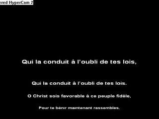 Cantique de Jean Racine - karaoke voix aiguë