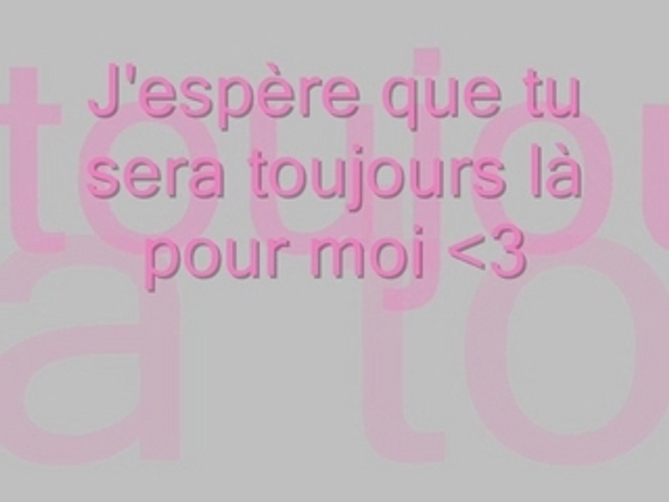 ma maman que j'aime fort