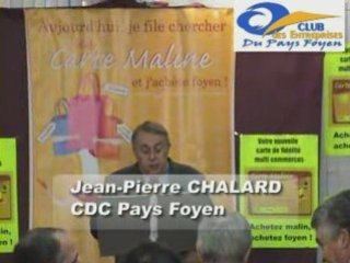 Jean-Pierre CHALARD - Discours Inauguration Carte Maline