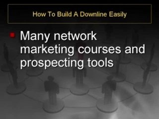 How To Build A Downline Easily