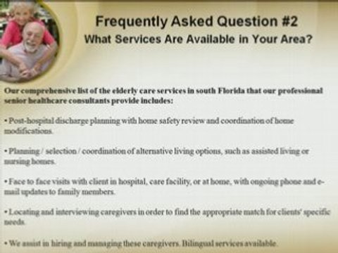 FAQ 2 Elder Care South Florida