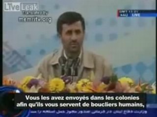 Ahmadinejad au sujet du sionisme