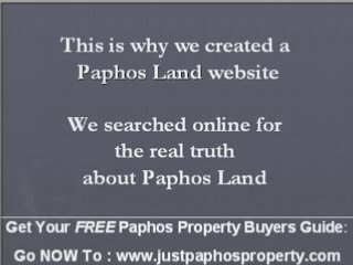 Paphos Property Sale