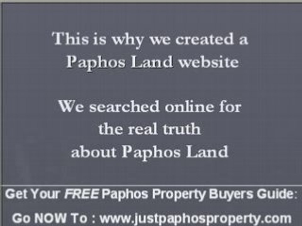 Paphos Property Sale