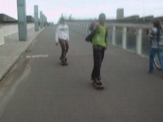 dessante de pente en skate