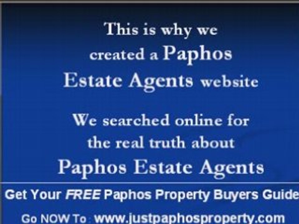 Property For Sale In Paphos