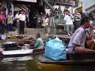 Marchés flottants à Bangkok