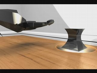 Black metal cube animation