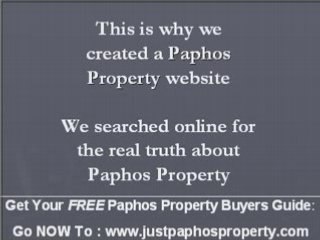 Property For Sale Paphos