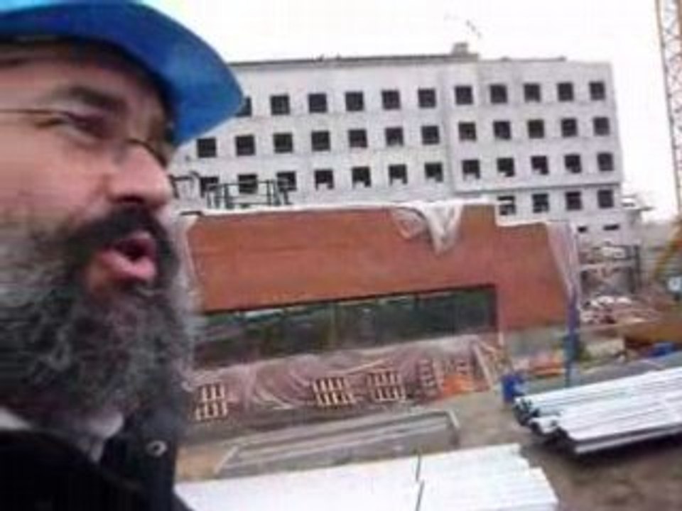 Visite du chantier de hôpital de cambrai 2