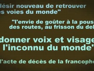 La littérature doit révéler "notre bâtardise originelle"