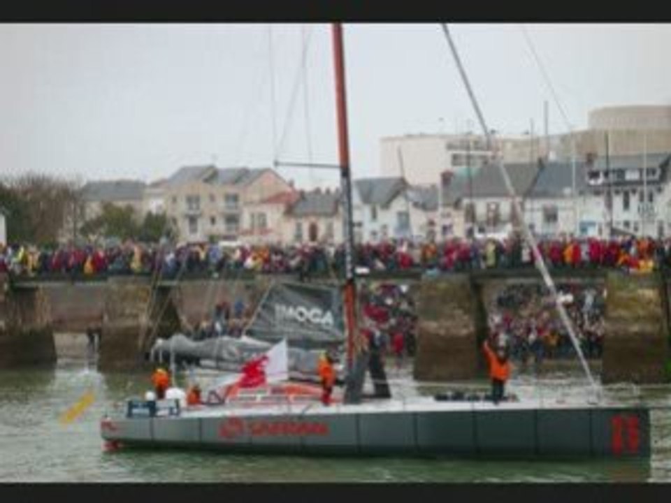 VENDEE GLOBE - Sortie du chenal
