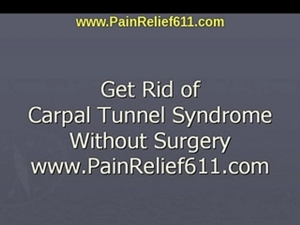 Yardley Get Rid of Carpal Tunnel Syndrome