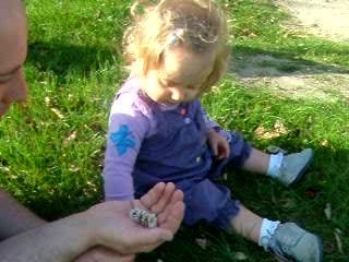 Mélia et les paquerette...