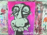 Live Painting Ink Artist | Gonzo Style Paintings Max Neutra