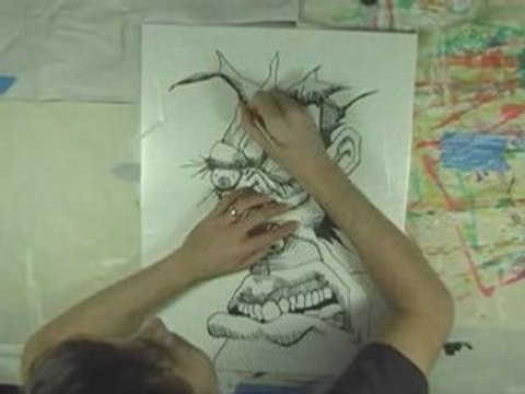 Art by Max Neutra Inspired by Denny Dent, Ralph Steadman