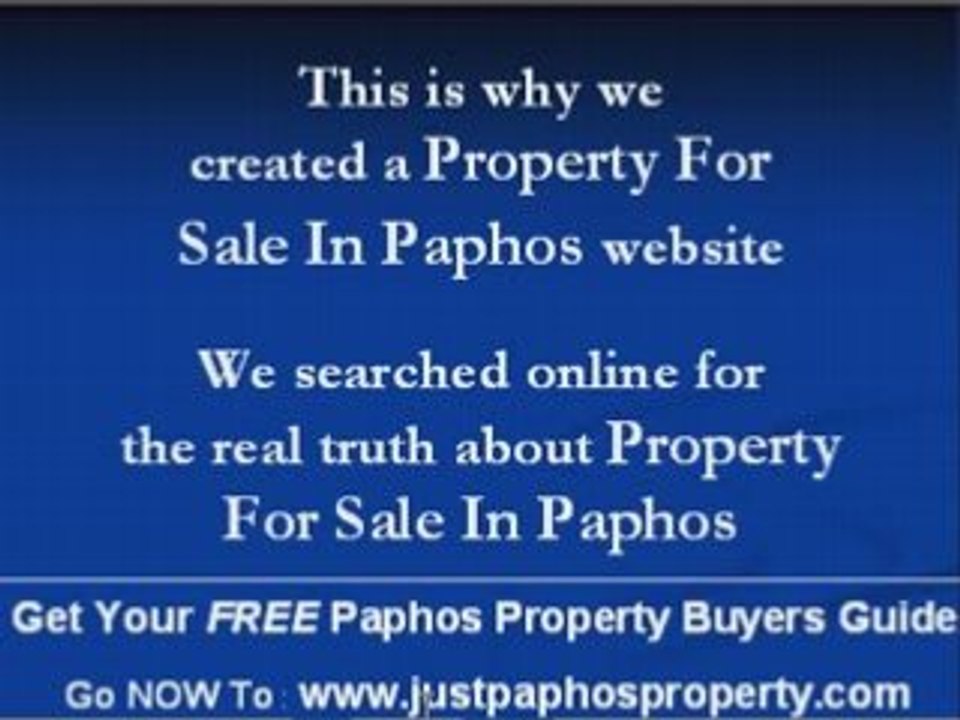 Paphos Estate Agents