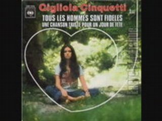 Gigliola Cinquetti Une chanson triste pour un jour de fête