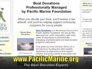 Donate Your Boat to Charity | Pacific Marine Foundation