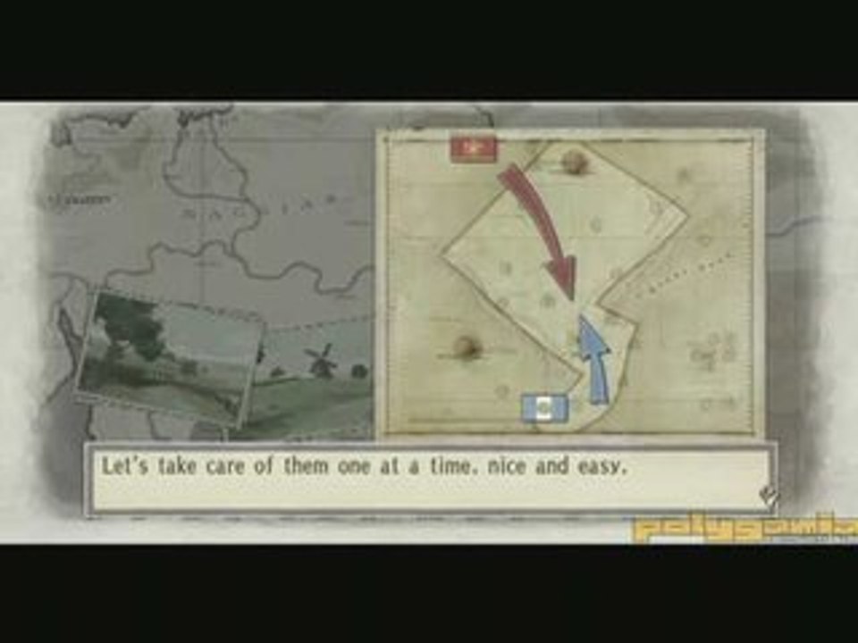 Gameplay from Valkyria Chronicles