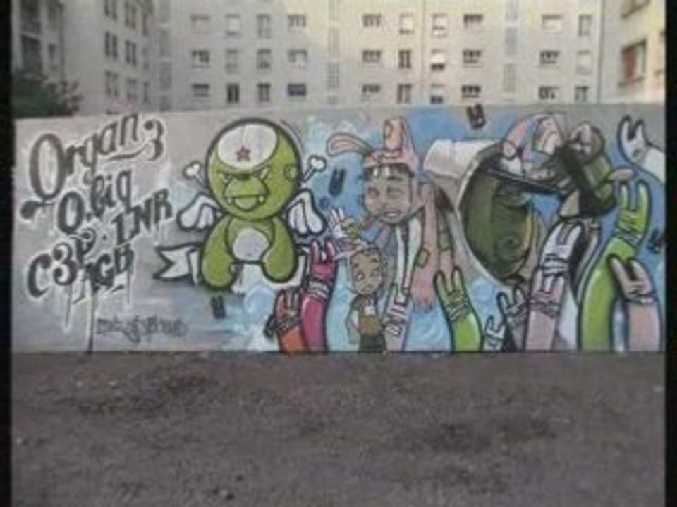 Fresque Lapins Q.Biq @ Organ3