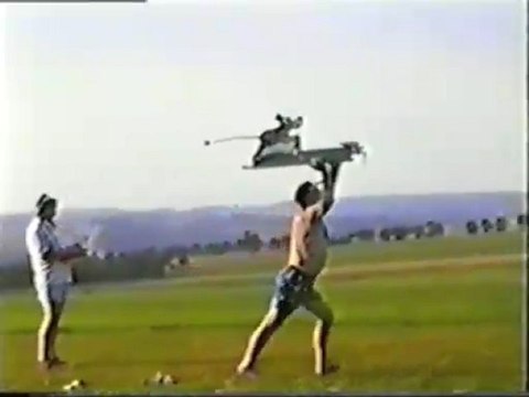 gentils crashs d'avions rc (années 80)