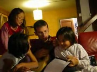 La femme chocolat en famille