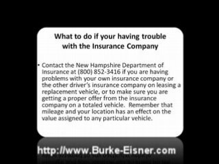 NH Personal Injury Lawyer: Dealling with Auto Insurance