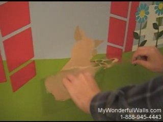 Nursery Decorating Ideas: A Nursery Mural for Baby Room Wall