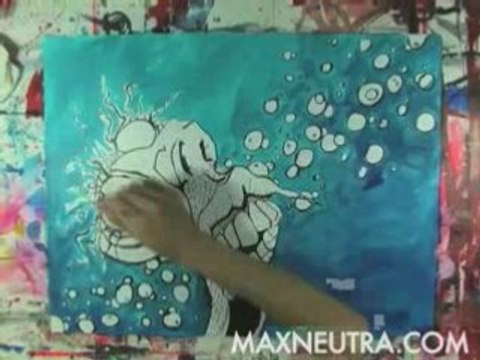 Art by Max Neutra Inspired by Denny Dent, Ralph Steadman