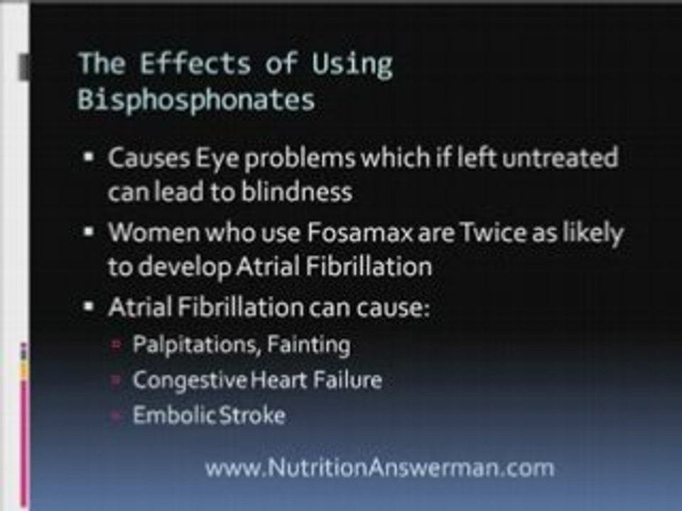 Dangers of Fosamax & Boniva - Dr. Ray Wisniewski Pittsburgh