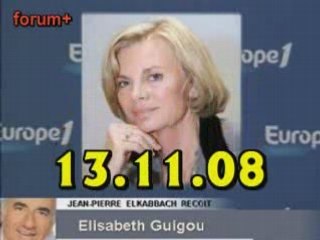 ITW de Elisabeth Guigou (13.10.08)