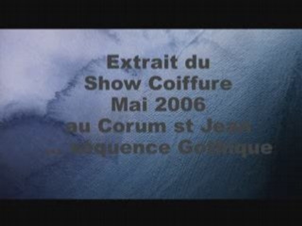Show coiffure - Séquence gothique