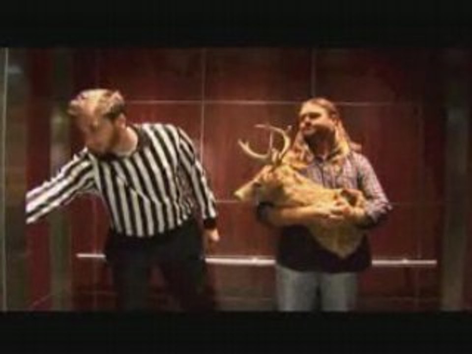 Wolfman in the Office â?? Elevator with Ref