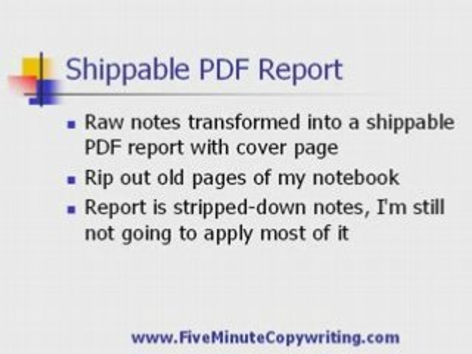 Always Write a Report About What You Learned